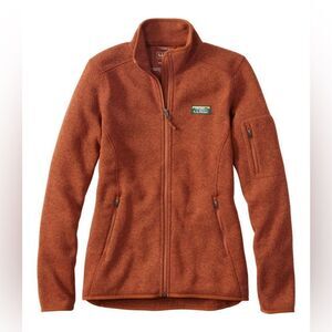 L.L.Bean Sweater Fleece Full-Zip Jacket Small Petite